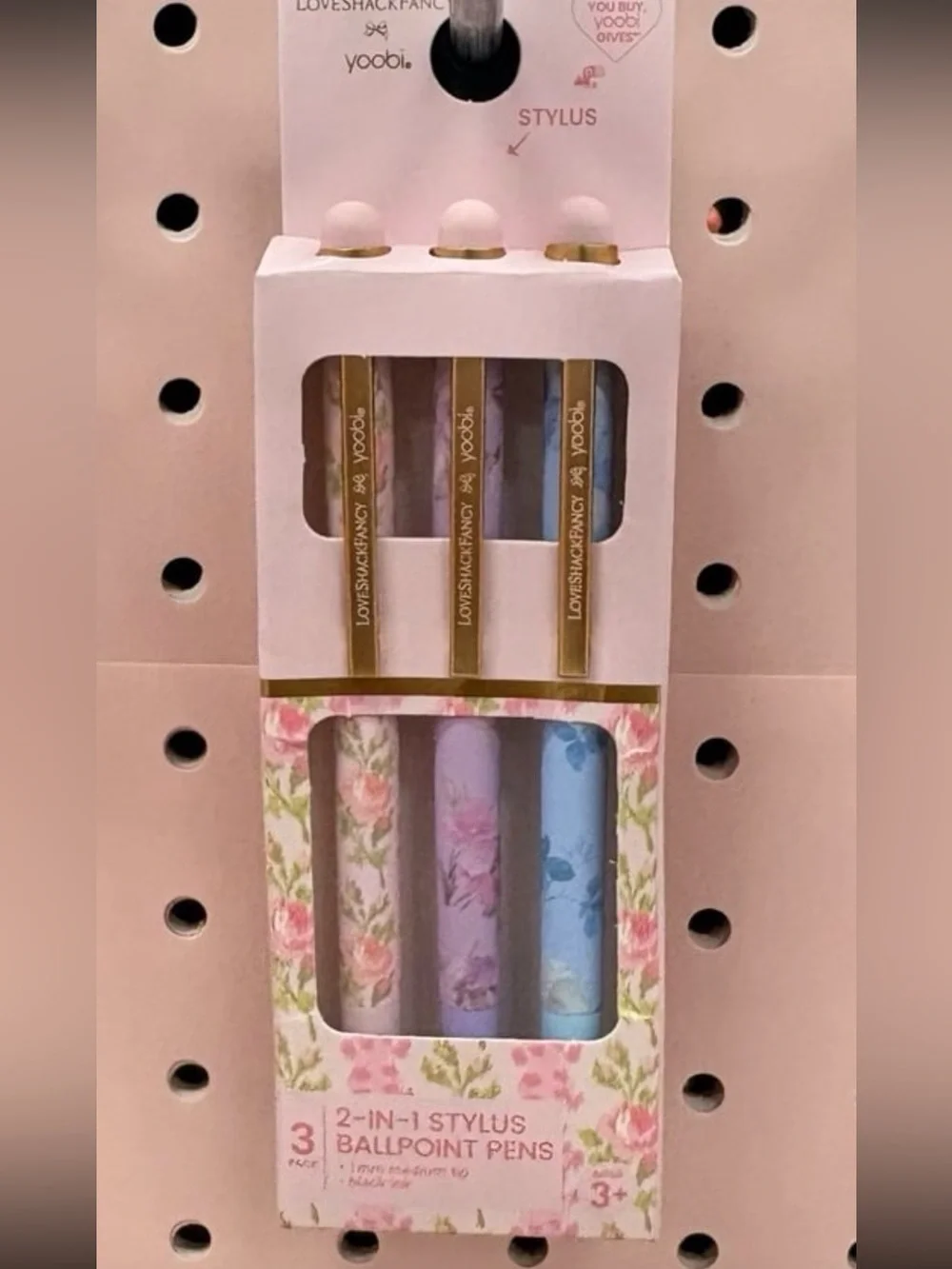 Love Shack Fancy x Target - Yoobi Blooming Floral 3pk Stylus Ballpoint Pen